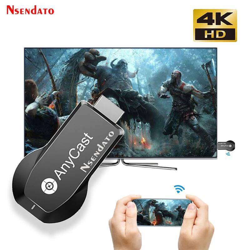 Anycast M100 5G 2.4 4K HD Wireless TV Stick Adapter Any Cast Wifi Display Dongle สําหรับ DLNA AirPla