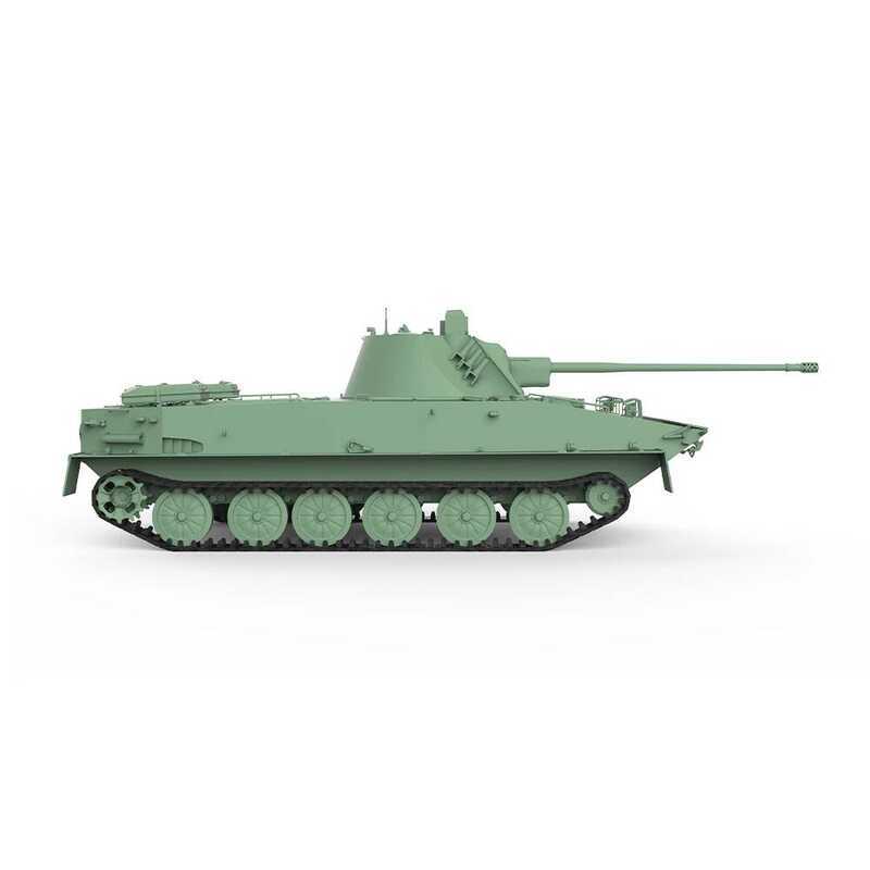 C Military Model Kit Soviet Pt-76-57 Light Tank  Ss588 1/32 1/35 1/48 1/64 1/72 1/87