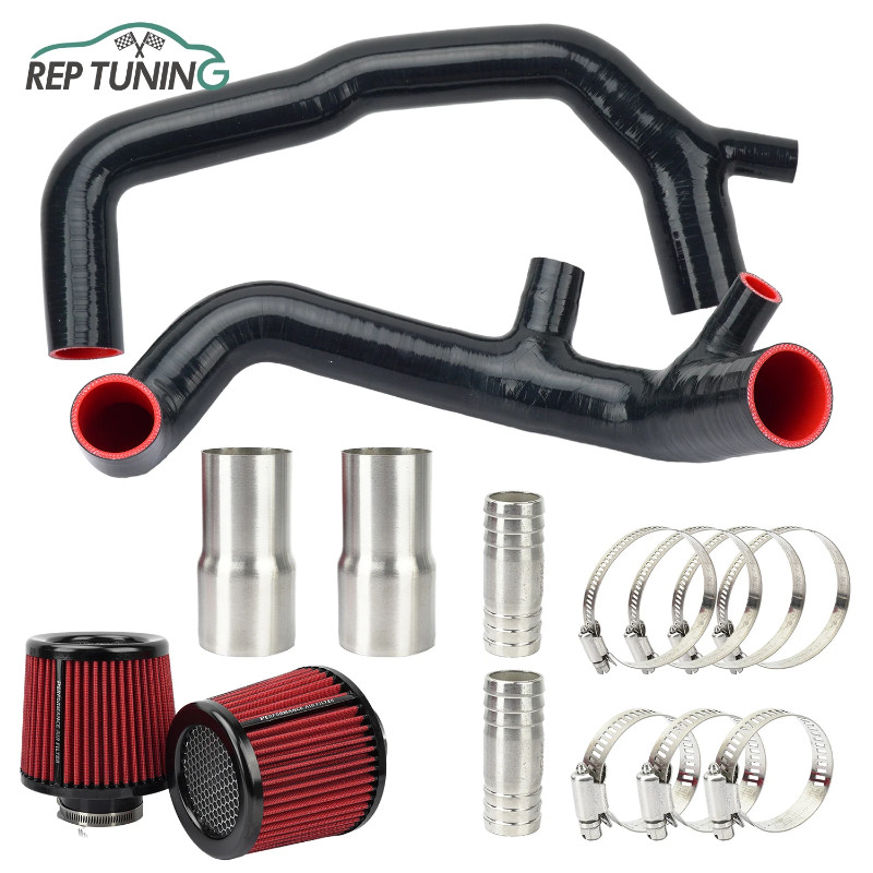 BMW E92 2.5" Cold Air Intake Hose Kit For N54 BMW E90 E93 E60 E82 E89 135i 335i 535i Z4 Silicone In