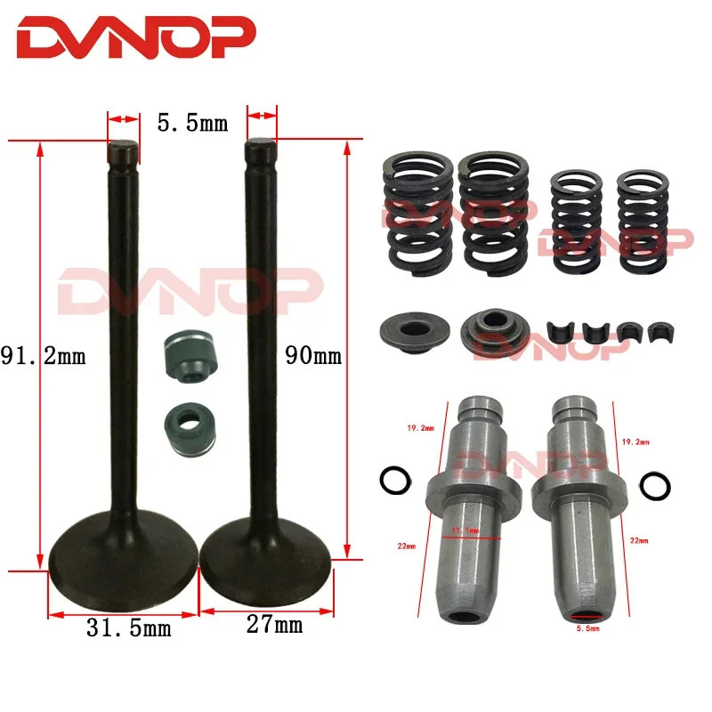 Motorcycle Engine Valve Kit for HONDA CRF230 CRF230F CRF230L CRF230M 2003 - 2019 CRF 230 F M L Valv