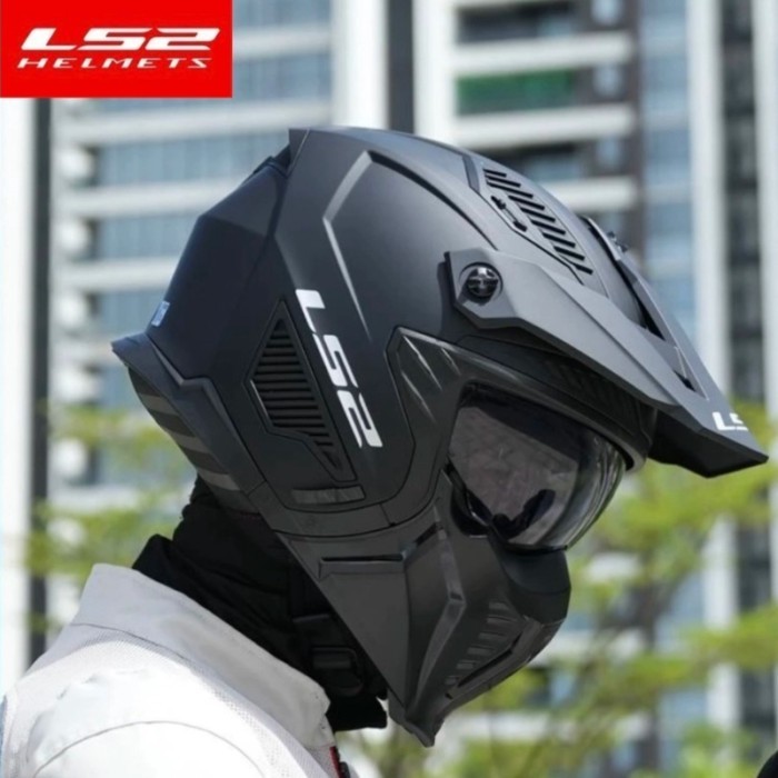 LS2 OF606 Drifter Unisex Combination Open Face Helmets Motorcycle Motocross Men Women Fashion Ridin