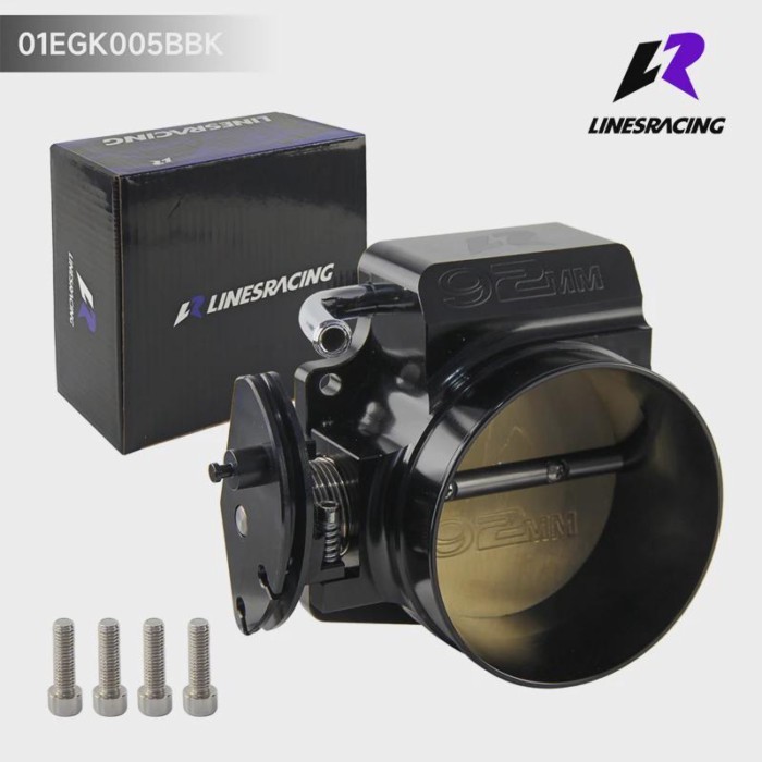 92MM CNC Billet Throttle Body For Chevy GM Gen III LS1 LS2 LS3 LS6 LS7 SX LS LSX V8 Engine 4-Bolt C