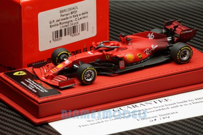 พร้อมส่ง BBR 1/43 Ferrari F1 Fleet Deluxe Series 2021 SF21 Display