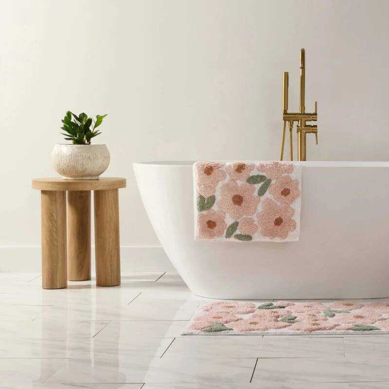 C C VIKAMA Elegant Ury Wer Bathroom Carpet Bathroom Doorway Bathtub Front Soft Carpet Home Decorati