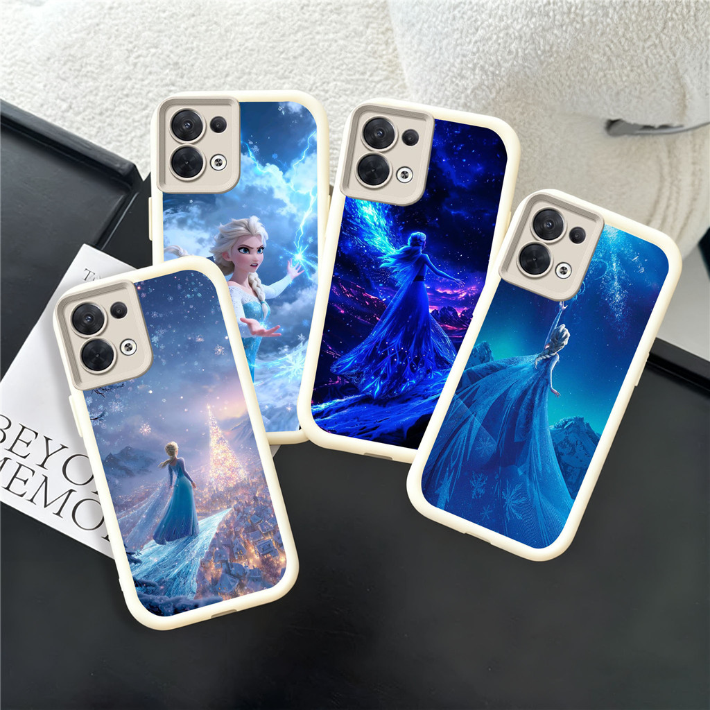 VK12 Frozen Casing สําหรับเคสซิลิโคนอ่อนนุ่ม Realme Narzo Note N63 30 SE N61 50 8S C61 N53 Q3 V13 GT