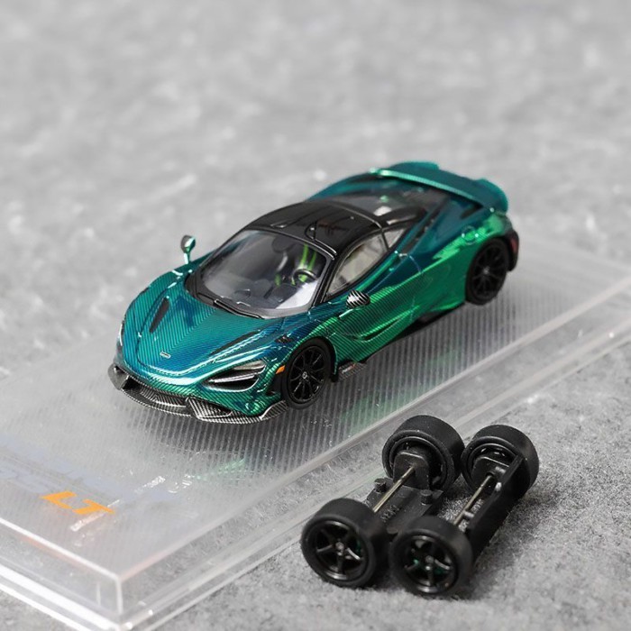 Ready Stock Ready Stock CM Model 1: 64 McLaren Mclaren 765LT Supercar Alloy Car Model Collection