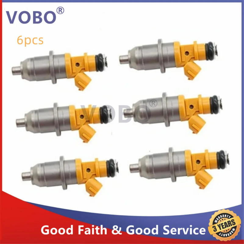 6Pcs Fuel Injectors E7T05074 DIM1070G for Mitsubishi Pajero III Canvas Top V60 V70 3.5 GDI 2001~200