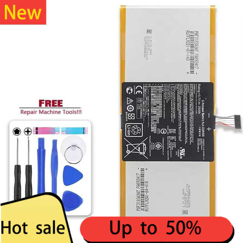 Tablet Battery C12P1301 6560mAh For Asus For Memo Pad K00A ME302C For Memopad 10.1" TF303K 1B014A