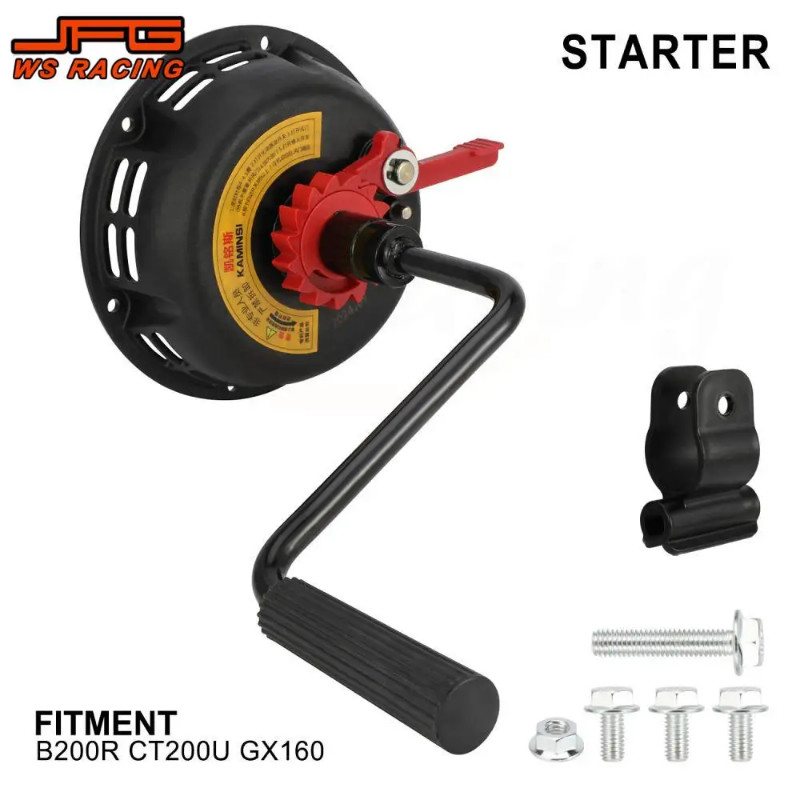 Motorcycle Accessories Recoil Starter without Manual Pulling Starter For COLEMAN CT200U B200R HONDA