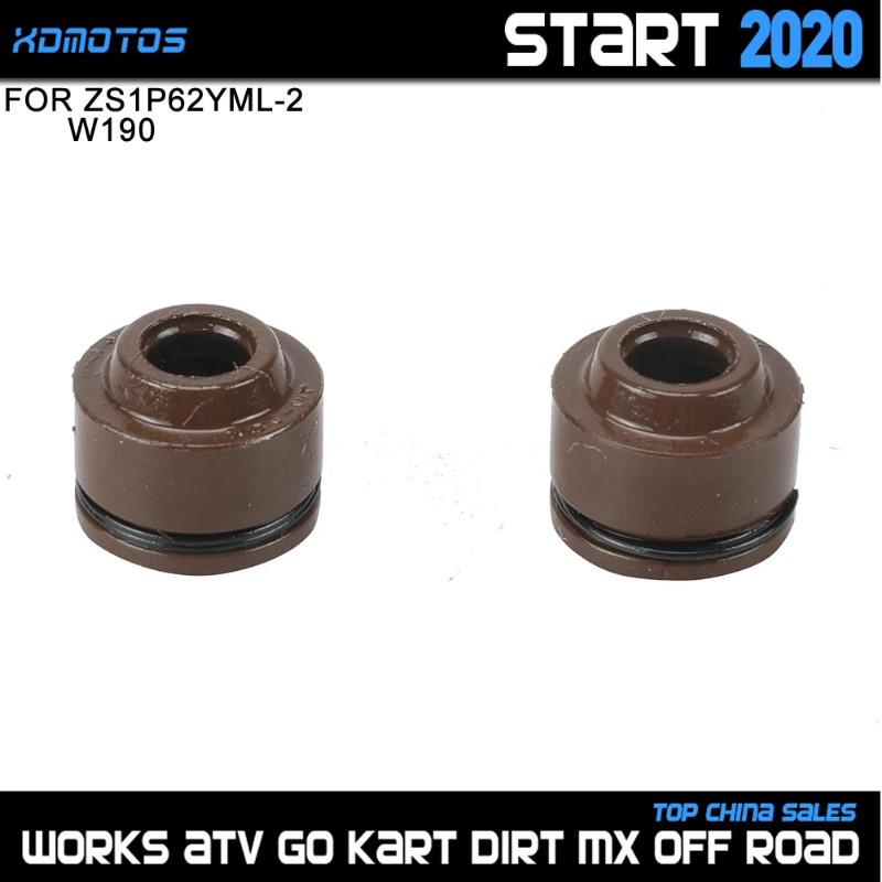 Motorcycle Valve Oil Seal For Zongshen 190cc Z190 W190 ZS1P62YML-2 2V Electric Starter Engine Dirt