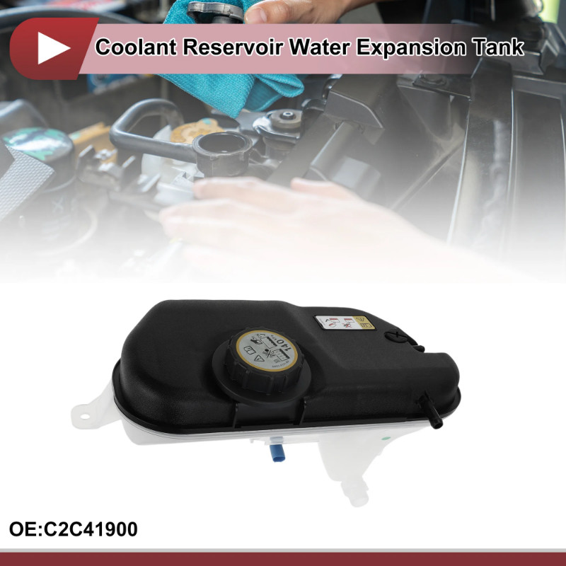 UXCELL Engine Coolant Reservoir Water Expansion Tank for Jaguar XJ8 XJR 2004-2009 Super V8 4.2L Coo