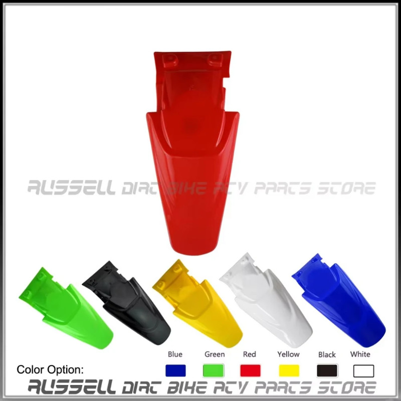 Motorcycle Rear Plastic Fenders Mudguards Fairing FOR MOTOCROSS DIRT Pit BIKE Spare PARTS KX65 KLX1