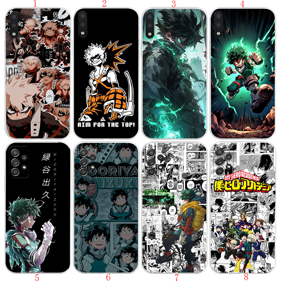 Realme 5 5i 5s 6 C2 C11 C12 C35 5 Pro 6 Pro 6i 7i Q3 8 5G 8S D23 My Hero Academy เคสโทรศัพท์โปร่งใสน
