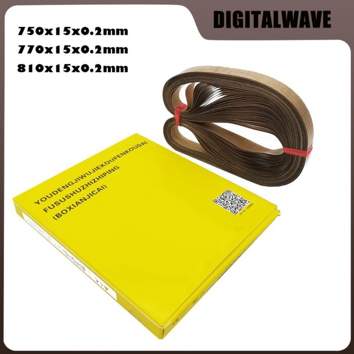 770*15*0.2mm PTFE Belt For Continous Band Sealer PTFE Sealing Tape Resin Tape Band Sealing Machine