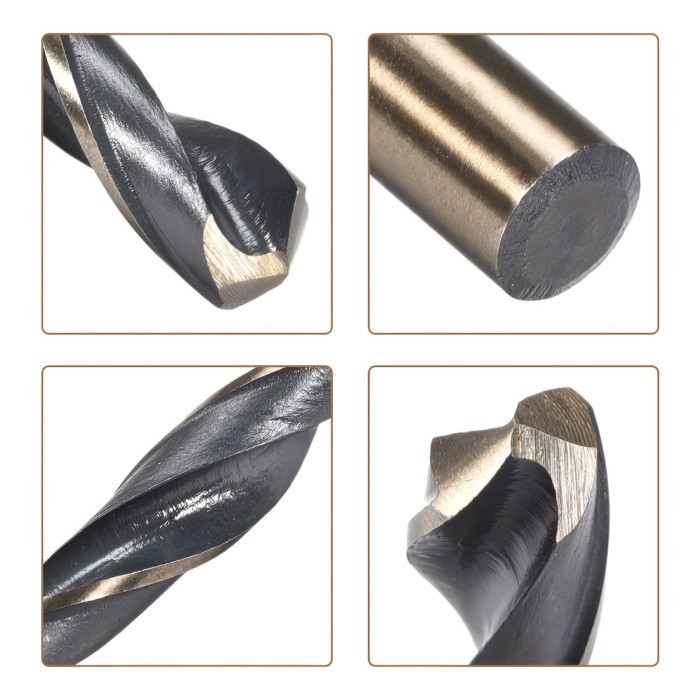 19 Pcs Drill Bit Set M35 Cobalt Round Straight Handle Metric Drill bit Set 1mm-10mm Drill Bits Suit