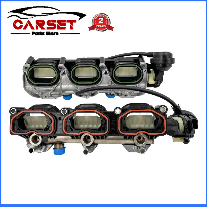 2X Left & Right Intake Manifolds For Audi S4 S5 A6 A7 A8 Q5 Q7 V6 3.0 06E133109 06E133109AF 06E1331