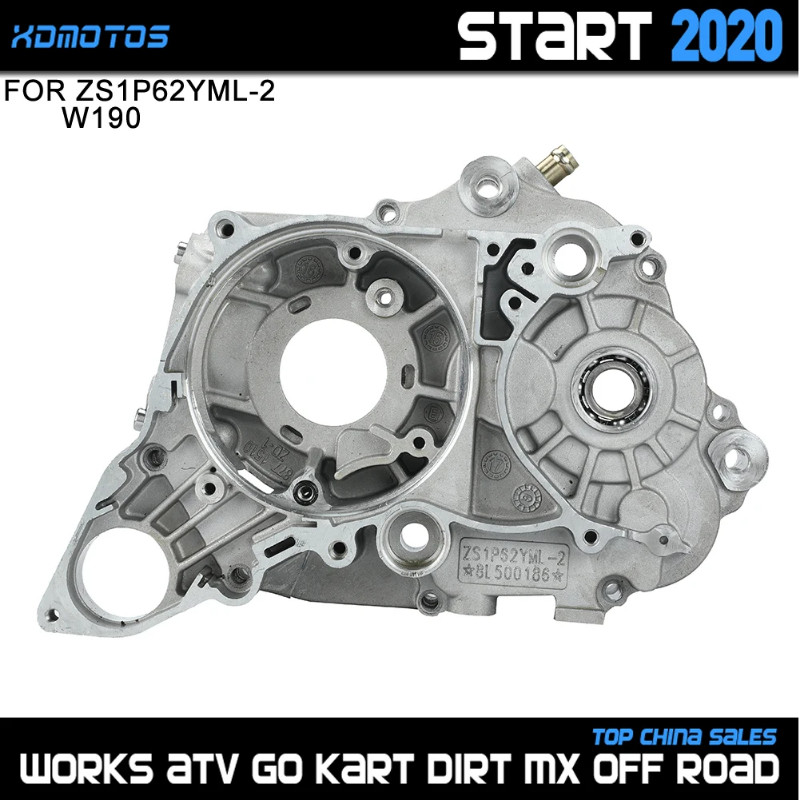 Motorcycles CrankCase Side Crank Case For ZongShen ZS 190cc Z190 W190 1P62YML-2 Engine Dirt Pit Bik
