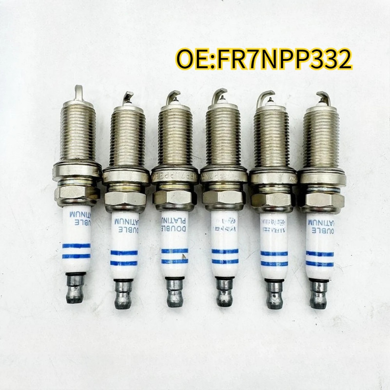 For 6Pcs FR7NPP332 Spark Plugs Platinum BOSCH For BMW X3 X5 E60 E83 E85 E90 N51 N52