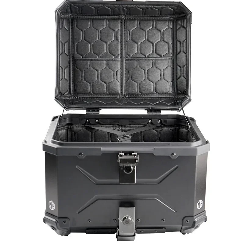 65L 55L 45L Motorcycle Helmet Box Top Tail Rear Luggage Storage Tool Cases LockTail Box Motorcycle