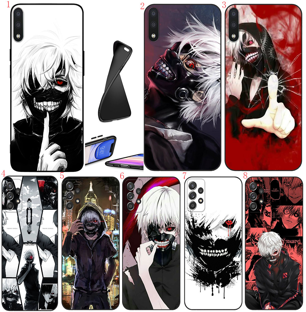 Realme 5 5i 5s Pro 6 6i 6 Pro 7 7i 8Pro C35 C55 Narzo N65 W17 อะนิเมะTokyo Ghoulสวยนุ่มสีดําเคสโทรศั