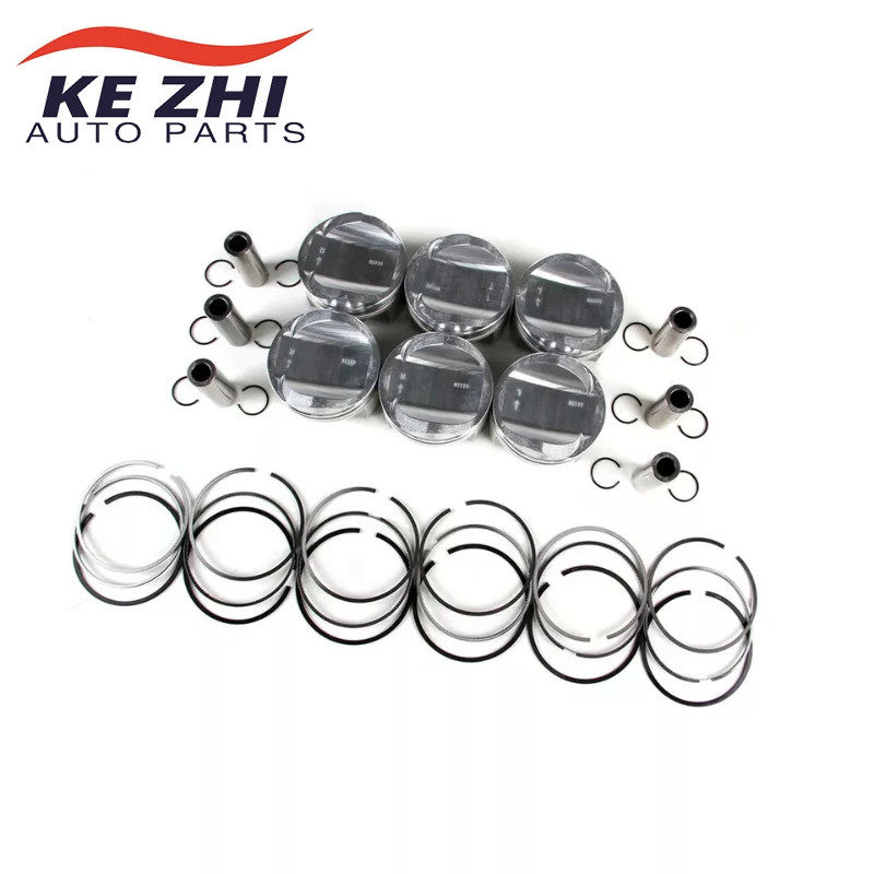 06E107065DM 06E107066DM 06E198151Q 6x Pistons & Rings Φ84.51mm For AUDI S4 S5 A6 A7 A8 Q5 Q7 3.0 TF
