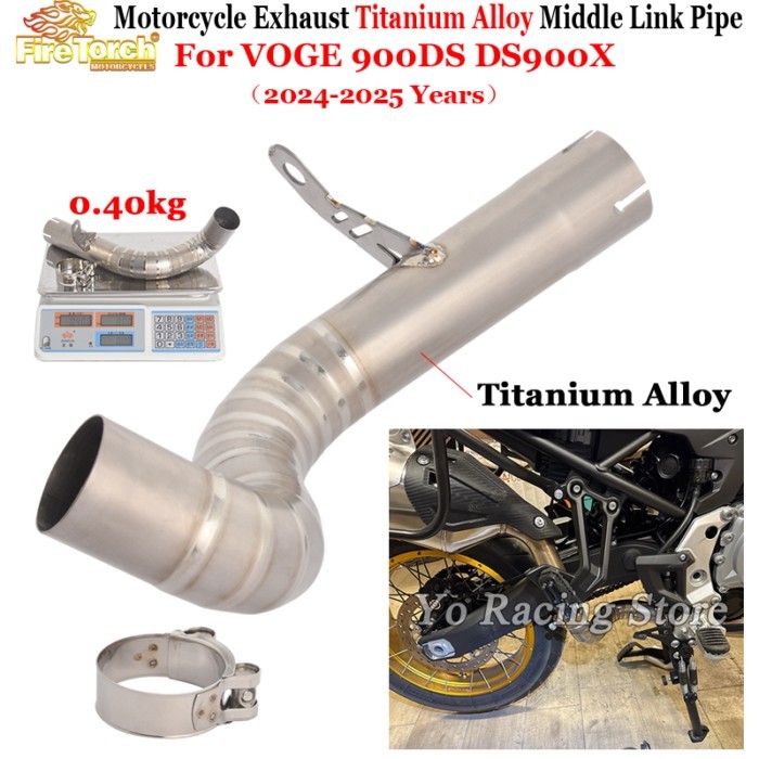 Slip On For VOGE 900DS 900 DS DS900X  DS900 X 2024 2025 Years Motorcycle Exhaust Escape Titanium Al