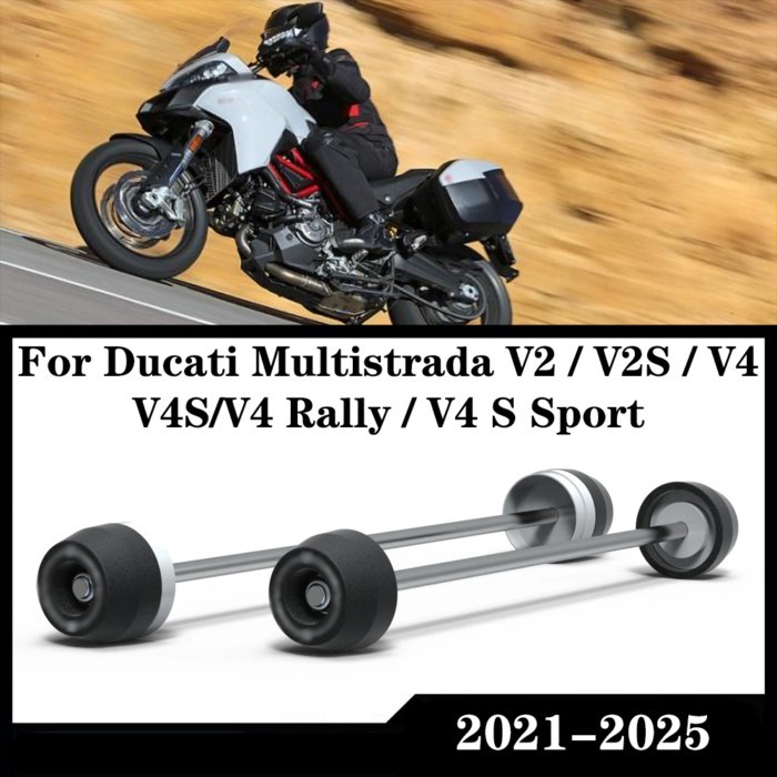 Motorcycle Front Rear wheel Spindle Crash Protection For Ducati Multistrada V2 / V2S / V4 / V4S/V4