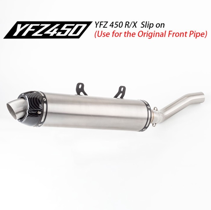 Motorcycle ATV exhaust Muffler For YAMAHA YFZ450R YFZ450X YFZ450RSE YFZ450REL YFZ450XSE 2009-2023 Y