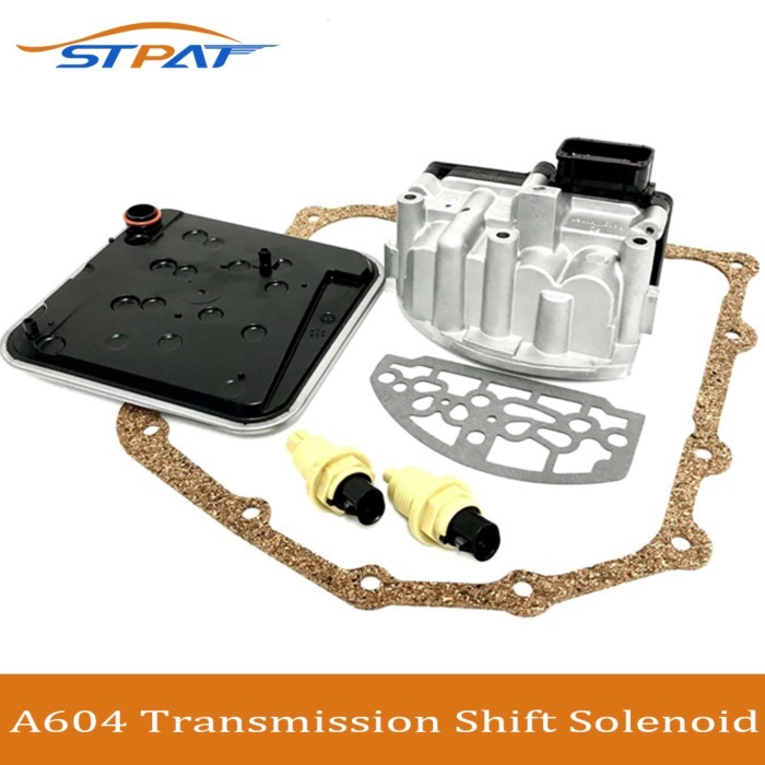 STPAT 5140429AA A604 41TE Transmission Shift Solenoid Block with Speed Sensors for Borg Warner for