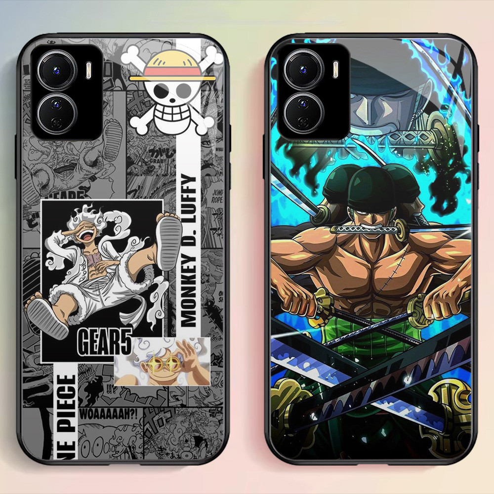 G-15 Zoro One Piece HD Glass Casing สําหรับ Xiaomi Redmi หมายเหตุ 9A 7 A2 9T A5 A1 Pro Case