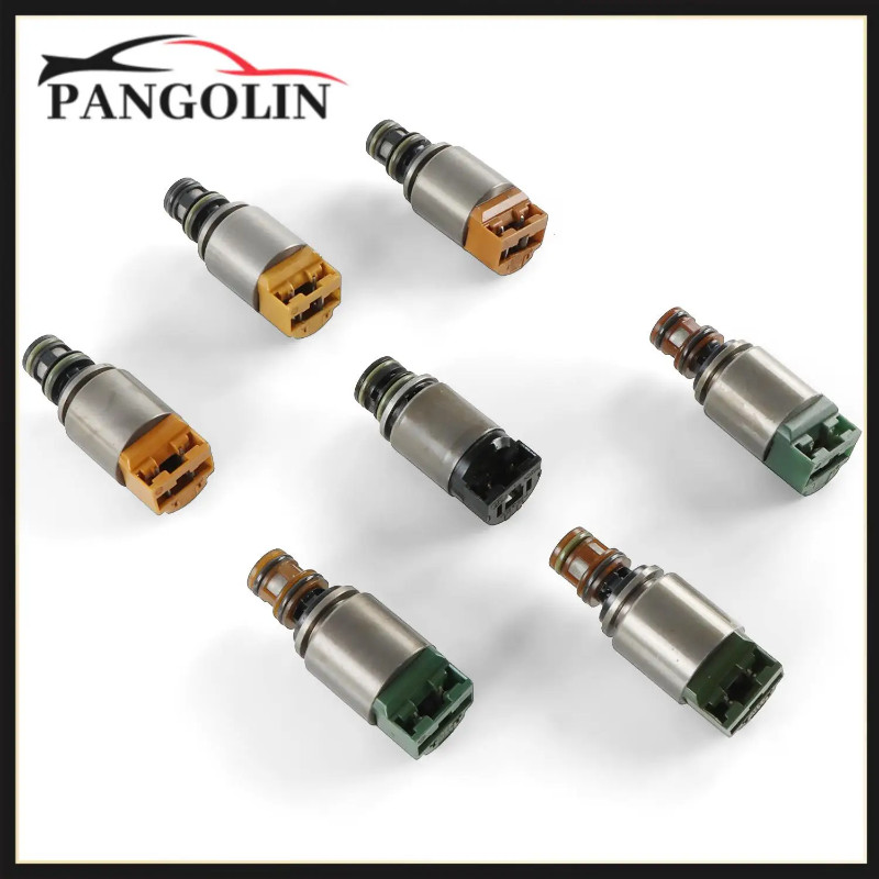 7x Transmission Solenoids for BMW X3 X5 AUDI A6 A8 Q7 Hyundai Genesis Bentley Land Rover Jaguar KIA
