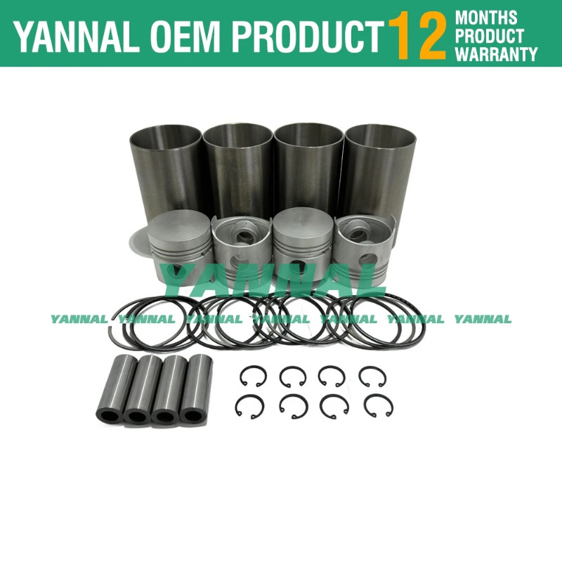V1501 Overhaul Kit Piston W Rings Liner Set For Kubota V1501 L345 L2602 L2602DT