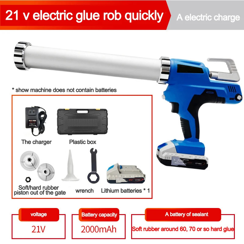 Portable Electric Glue Gun Rechargeable 21V Stepless Glue Guns Multifunction Handheld Power Tool Su