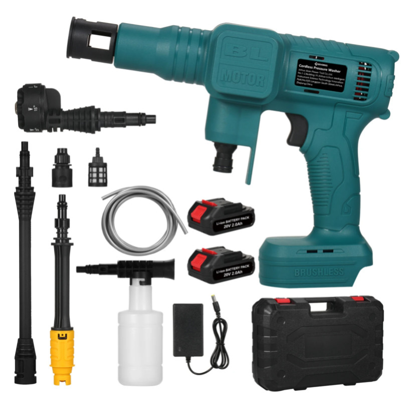 Brushless Pressure Washer 900PSI 62BAR Electric High Power Washer 6in1 Nozzle Handheld Cleaner Wate