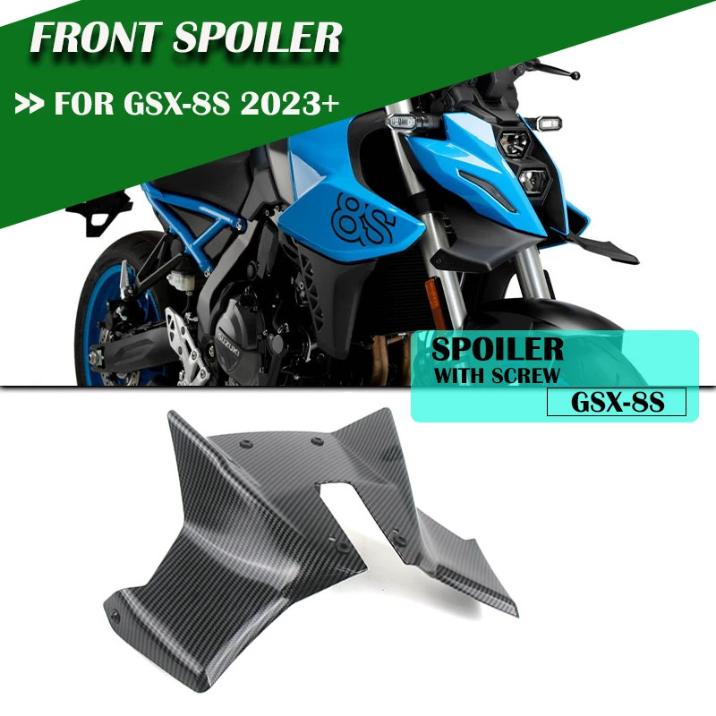 Lower Pressure Bare For SUZUKI GSX-8S GSX8S 2023 2024 Motorcycle Sport Downforce Naked Front Spoile