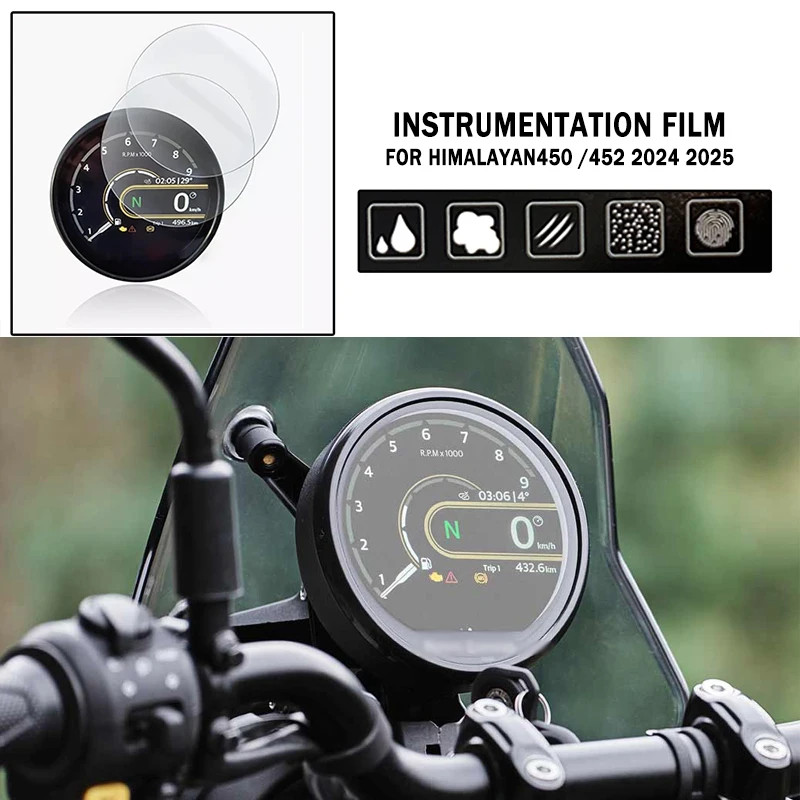 For Himalayan 450 452 Himalayan450 Himalayan452 2024 2025 Motorcycle Cluster Scratch Protection Fil