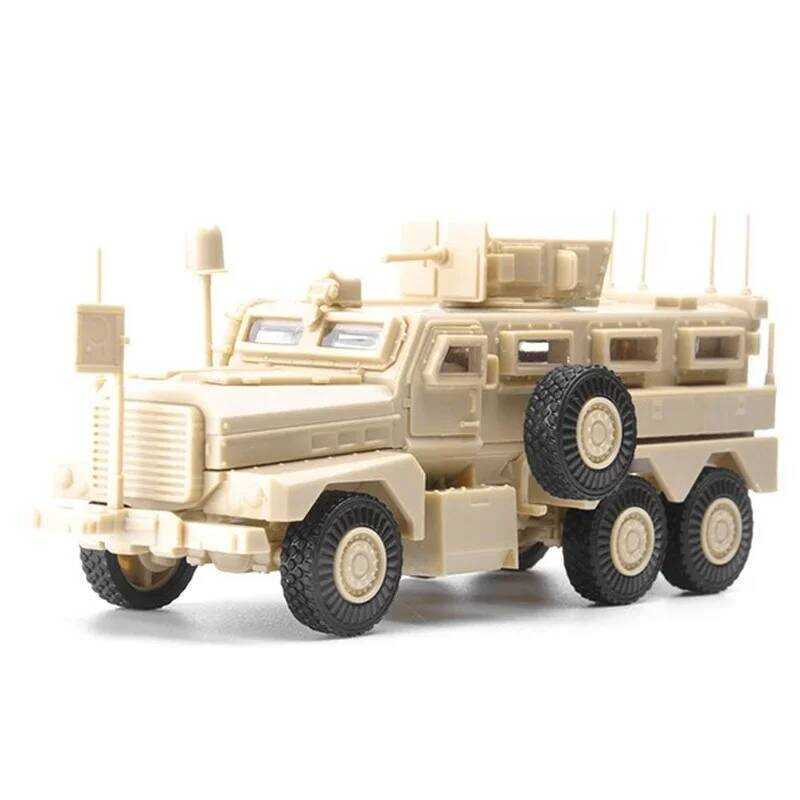 C 1:72 4D Assembly Model Cougar 6X6 Lightning Protection Vehicle Anti-Ambush Vehicle Rubber-Free Mi
