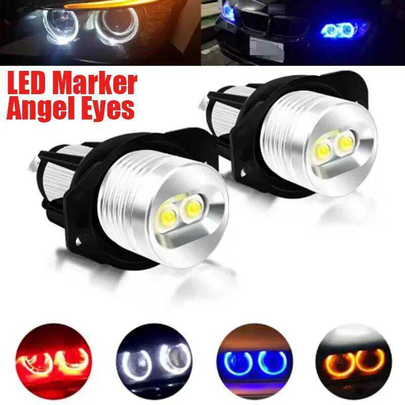 C LED Angel Eye Daytime Running Light Bulb Caus Error Free For BMW 3 Series Pre-Lci E0 E1 325I 328I