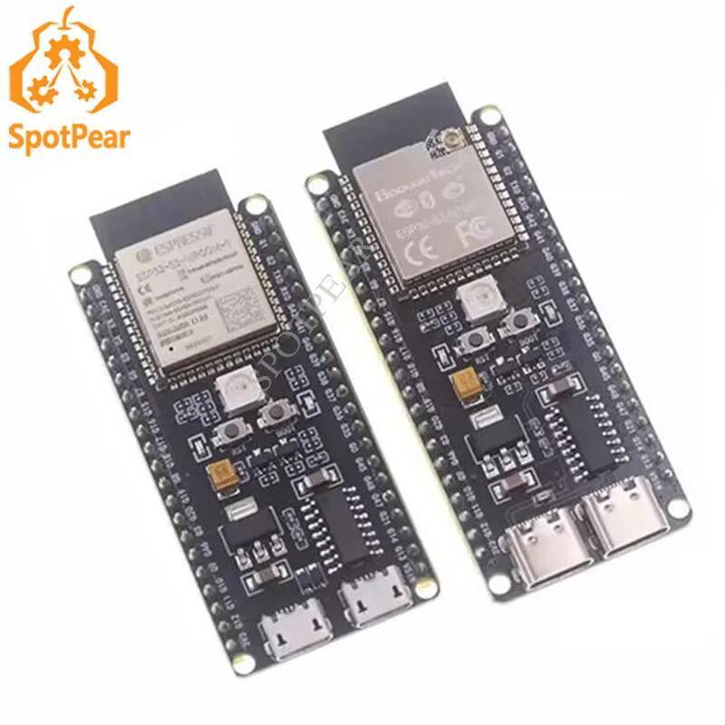 DeepSeek AI Voice Chat หุ่นยนต์ ESP32-S3 N16R8/N8R2 WROOM-1-N16R8 DevKitC-1 บอร์ดพัฒนา