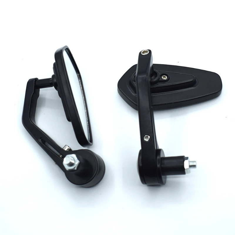 Universal 7/8" 22mm Motorcycle Rearview Mirrors Handlebar End Mirrors For Kawasaki Z125 Z250 Z300 Z