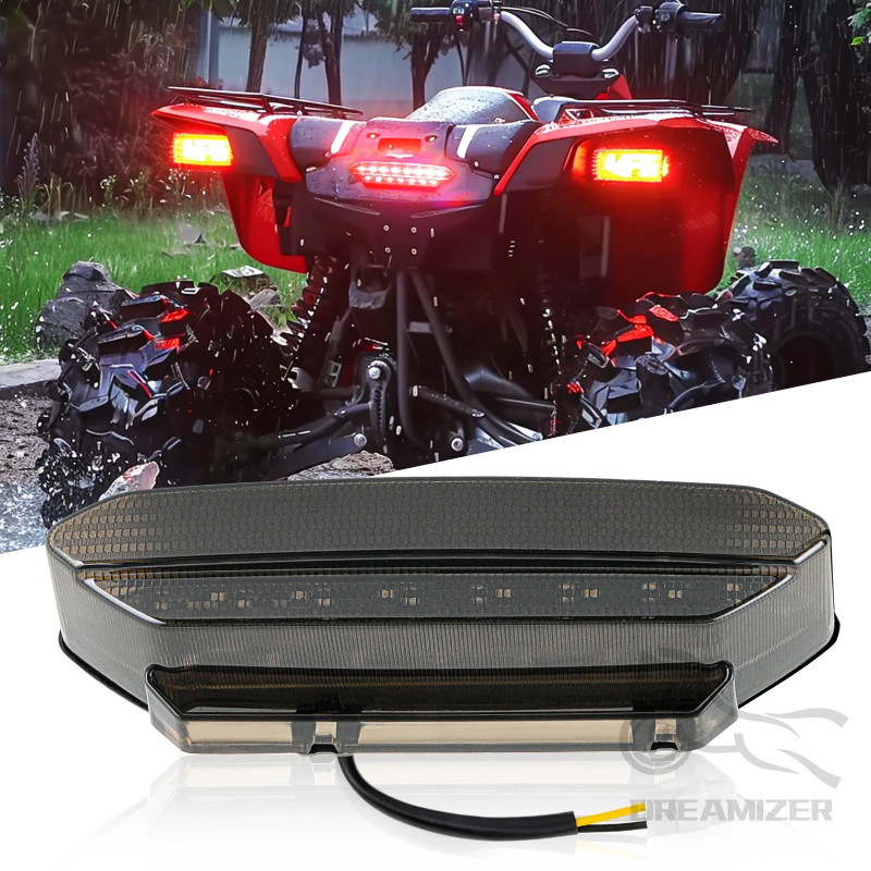 Motorcycle ATV Red LED Tail light For Yamaha Raptor 700R 700 R YFZ450R YFZ450X YFZ 450R 450X 450 R