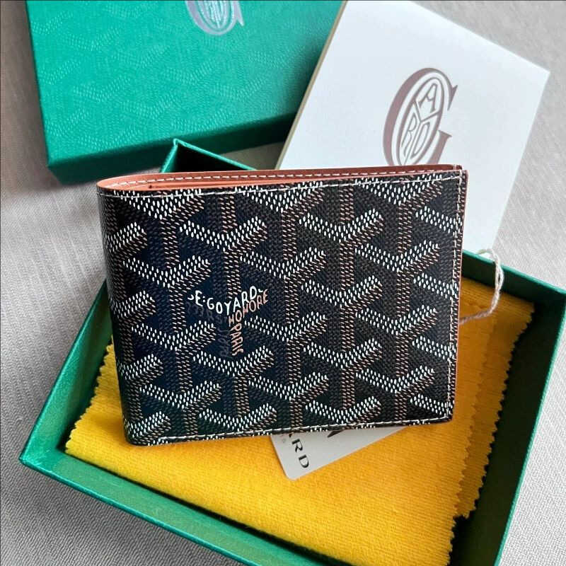 Goyd กระเป๋าสตางค์ Goyard Goyard ผู้ชายผู้หญิงยุโรปอเมริกันกระเป๋าแฟชั่นขายดี All-match สวมใส่ซิปสไต