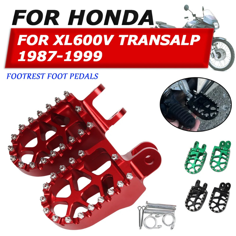 For HONDA XL 600V TRANSALP 600 XL600V XL600 XL 600 V Motorcycle Accessories Footrests Footpeg Foot