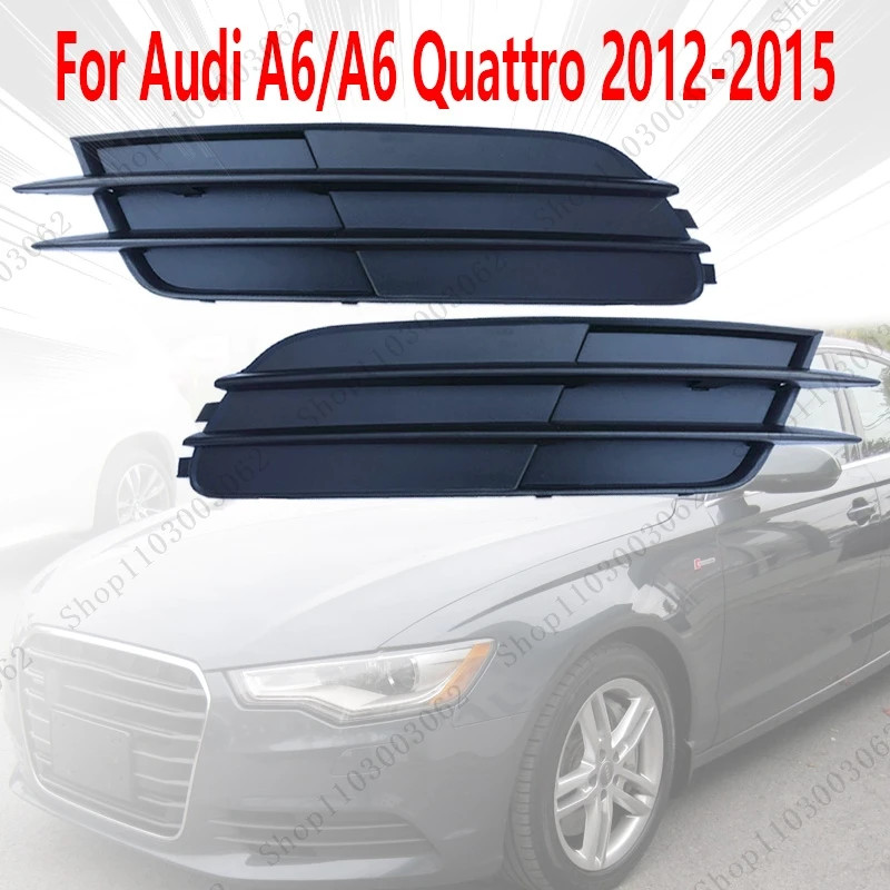 Automobile Accessories Front Bumper Fog Light Frame Grille Decorative Frame For Audi A6/A6 Quattro