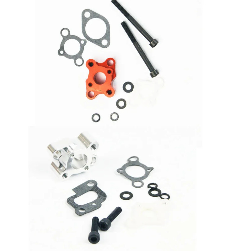 Carburetor Adaptor Insulator Intake fits ZENOAH CY Gas Engine 23-30.5cc Hpi Rovan KM Baja 5b 5t Los