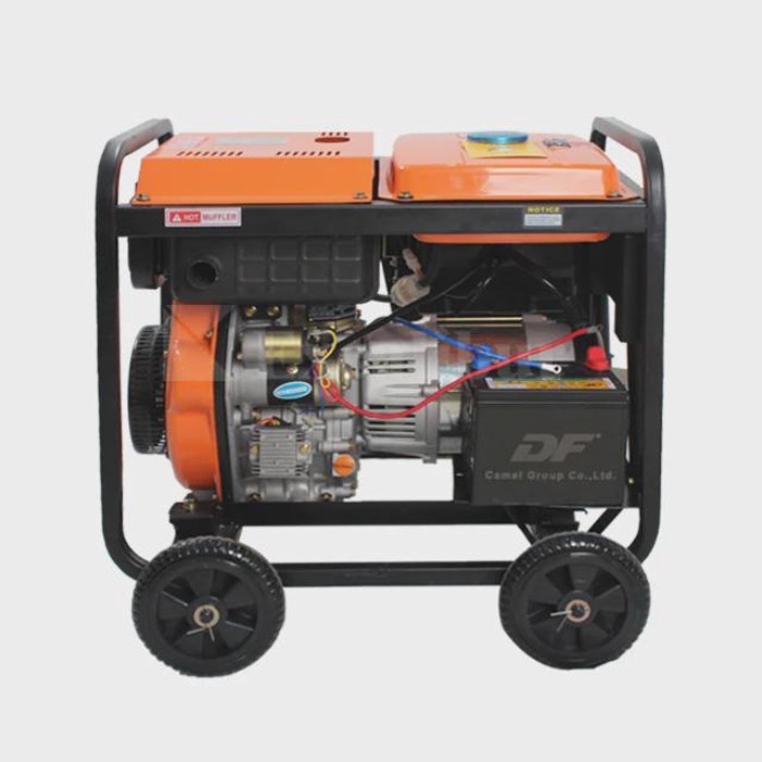 Portable 3kW 5kW 6.5kW 8kW 10kW Diesel Generator Set for Home Outdoor Industrial Use
