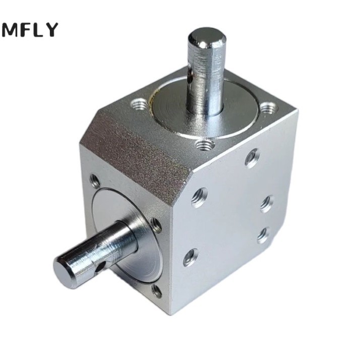 FOR New Right angle conical bevel gearbox right angle commutator device speed ratio 1:1 double 8MM