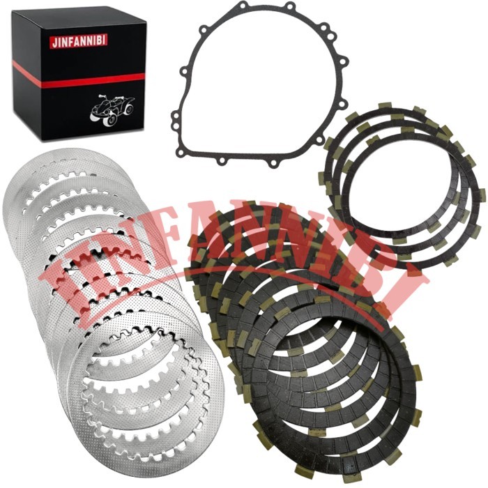 Clutch Friction Steel Plates Kit For Yamaha YXZ1000 YXZ1000R EPS YXZ10YM 2016-2020 2021 2022 2023 2