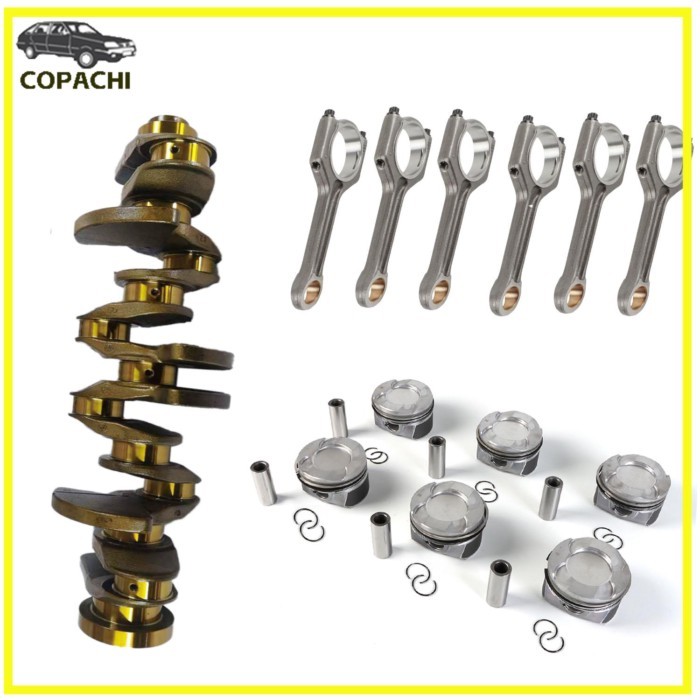 1Set N55B30A Engine Crankshaft Pistons&Rings Set &Connecting Rod For BMW E70 X5 xDrive35i E92 335xi