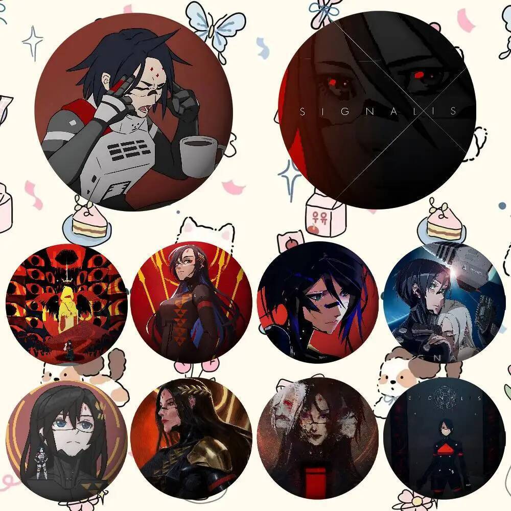 ฝาครอบเข็มกลัด Meme Badge จากเกม S-Signalis เครื่องประดับแฟชั่นและของขวัญ